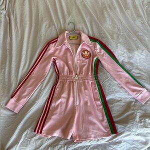 Pink Gucci x Adidas Jumpsuit Size Medium